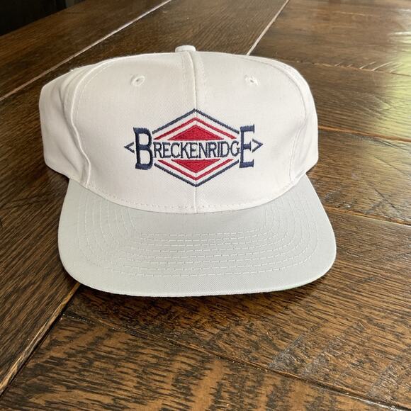 Vintage Other - Breckenridge Ski Resort Vintage 90s Flat Bill Snap Back Hat Cap